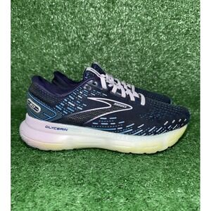 Brooks Womens Glycerin 20 1203701B499 Blue Running Shoes Sneakers Size 8 B